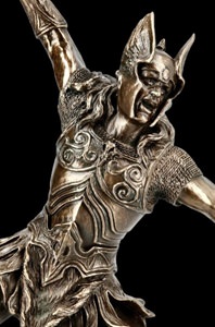Odin skulptur polystone bust til stuen – nordisk dekorationsfigur